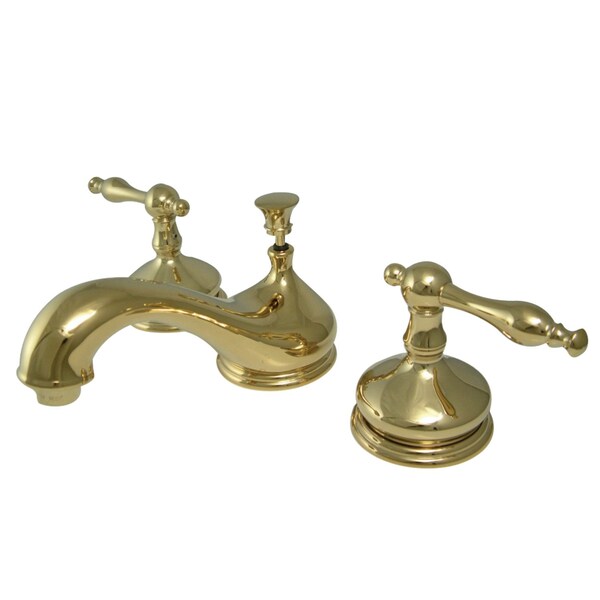 KS1162NL 8" Widespread Bathroom Faucet, Polished Brass